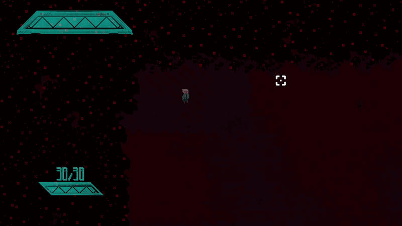 Ari fighting a boss in Level 1