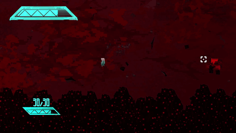 Ari dashing through a horde